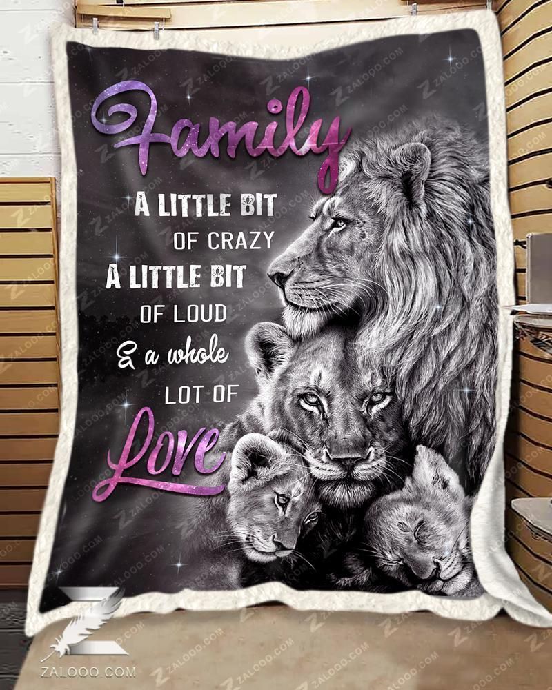 Fleece Blanket – Lion – A Little Bit Of Love