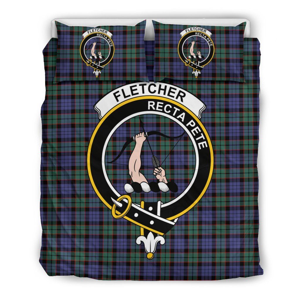 Fletcher Clan Badge Tartan Bedding Set
