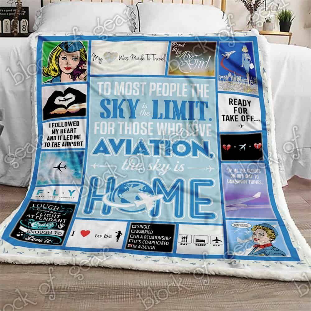 Flight Attendants Fleece Blanket