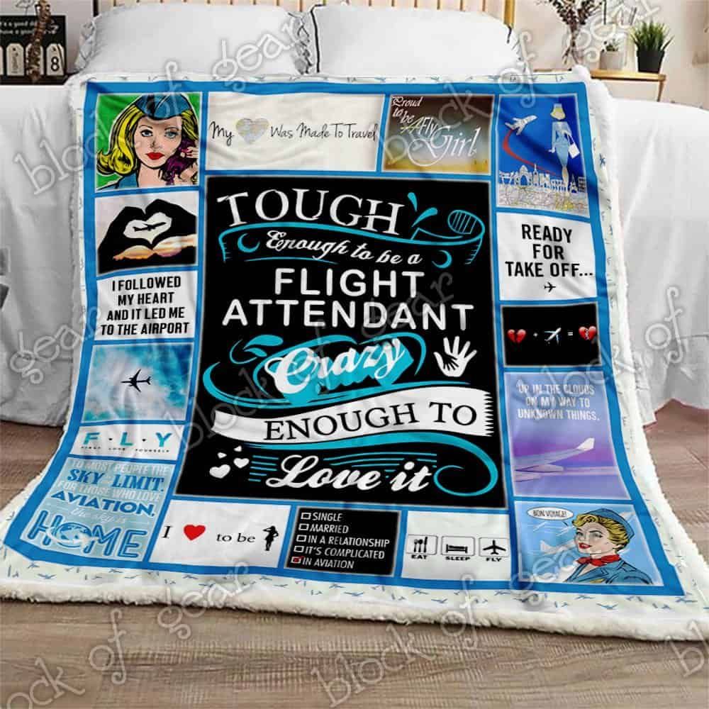 Flight Attendants Fleece Blanket