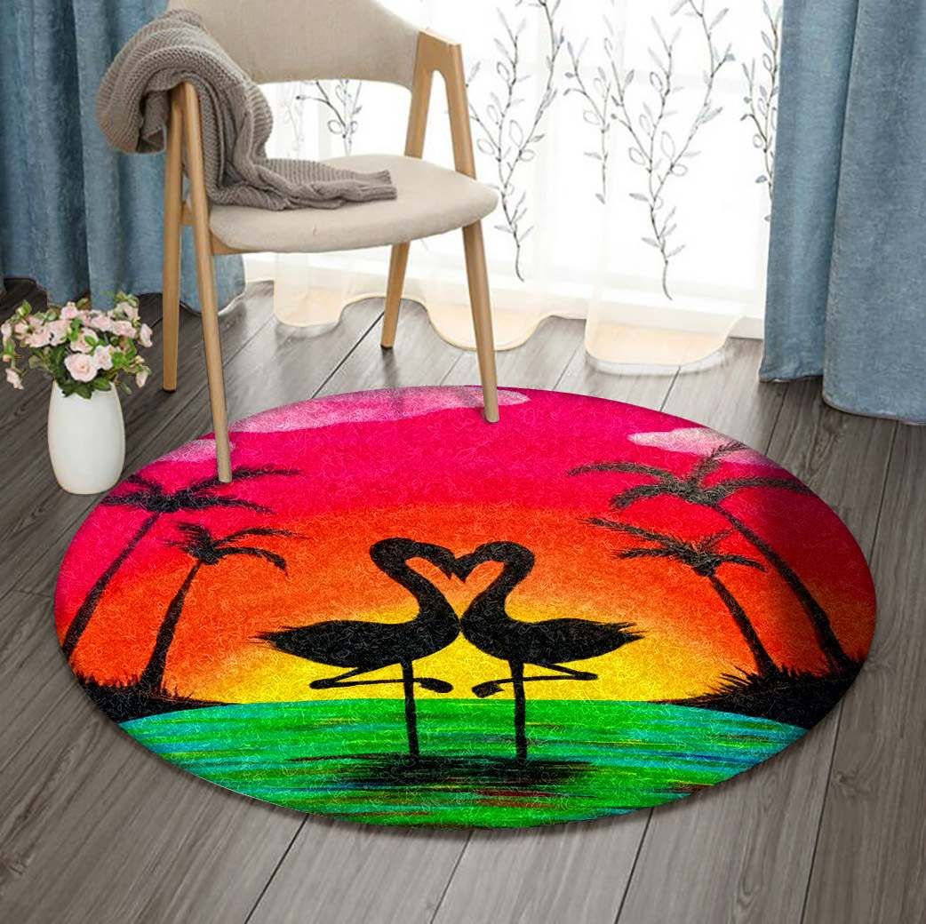 Fllamingo Round Carpet