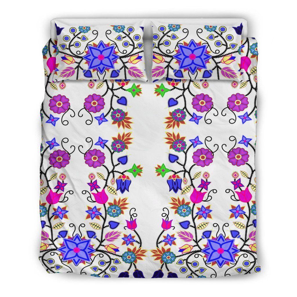 Floral Bead Work Seven Bedding Set