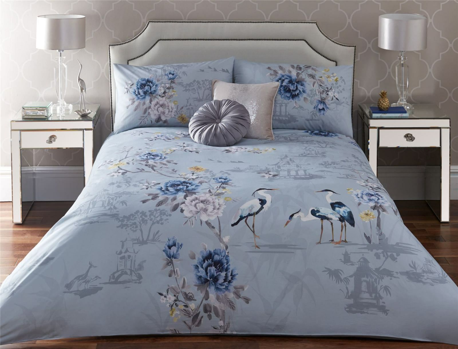 Floral Bird Bedding Set
