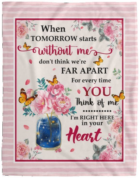 Floral Butterfly Heaven Sherpa Fleece Blanket