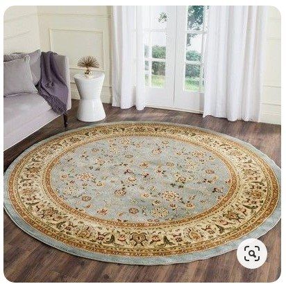 Floral Round Carpet