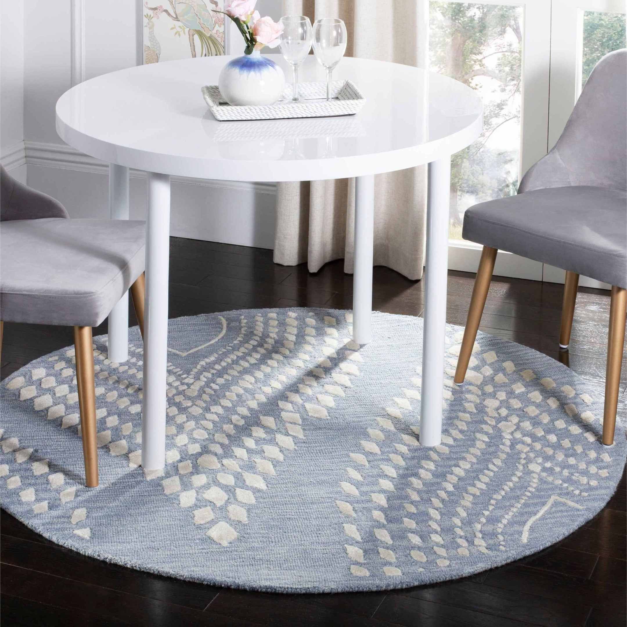 Floral Round Carpet