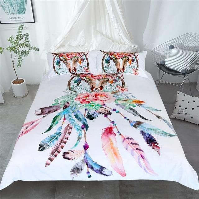 Floral Dreamcatcher Bedding Set