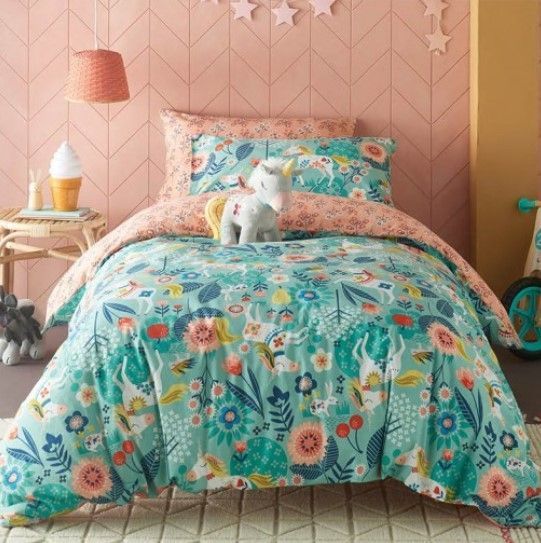 Floral Horse Bedding Set