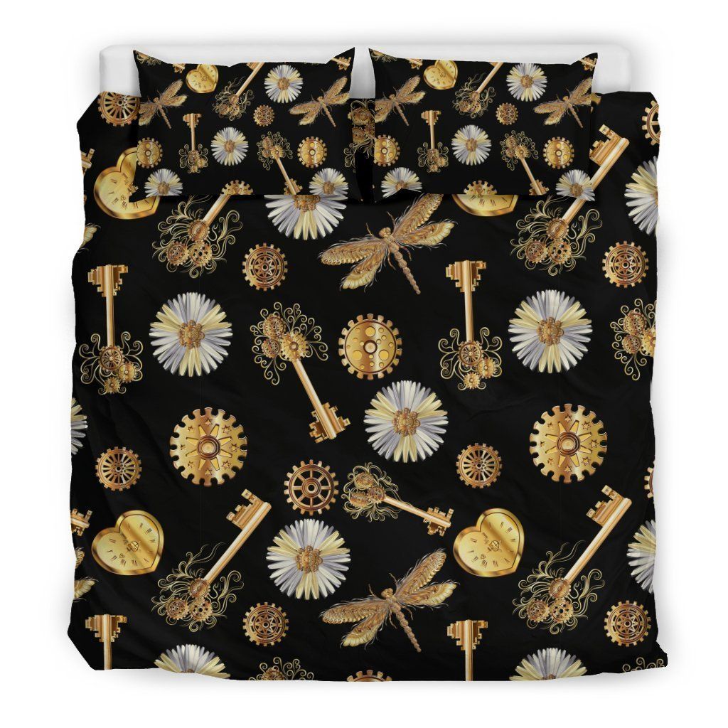 Floral Steampunk Cool Design Comfortable Bedding Set