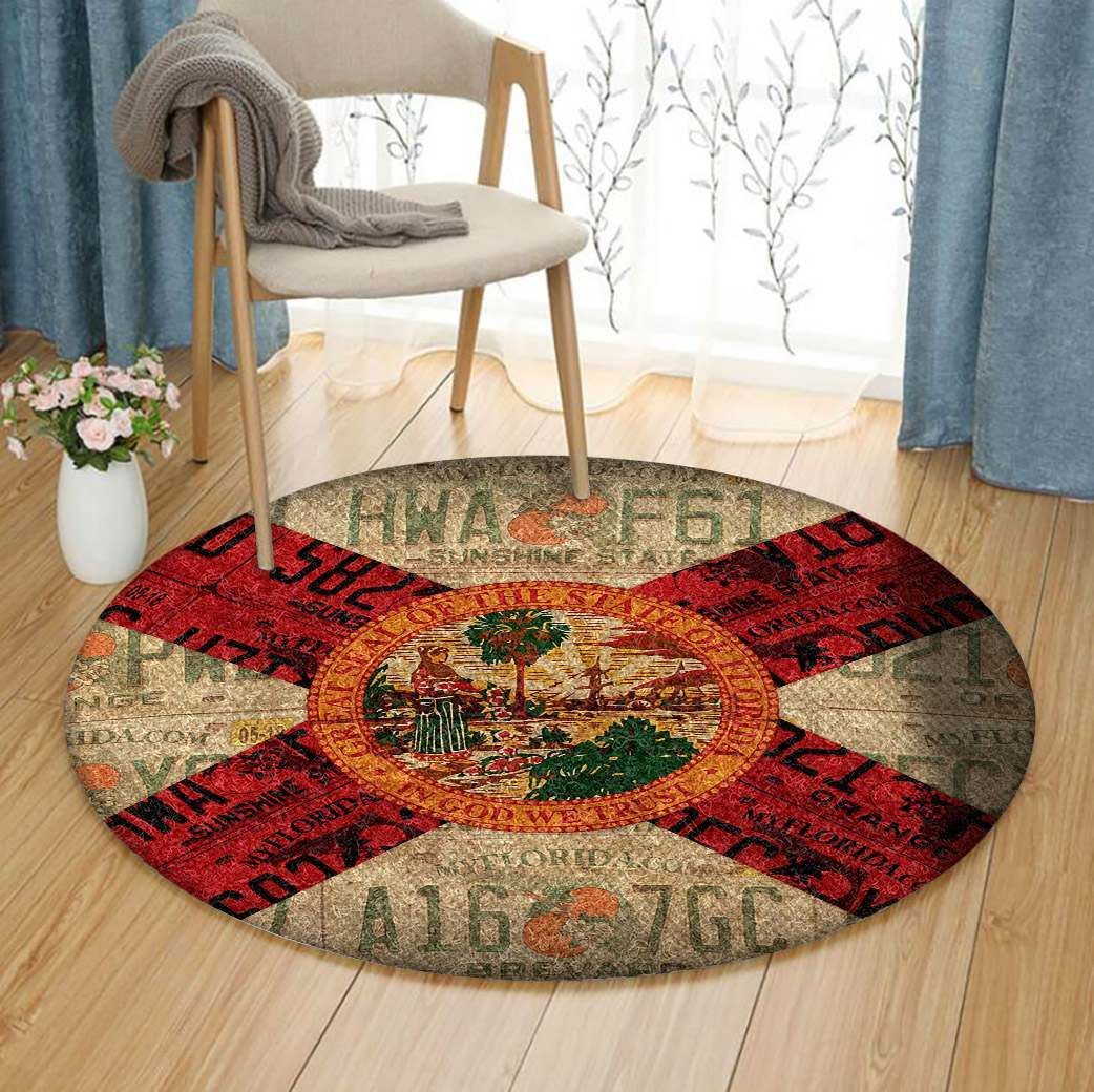 Florida State Round Carpet