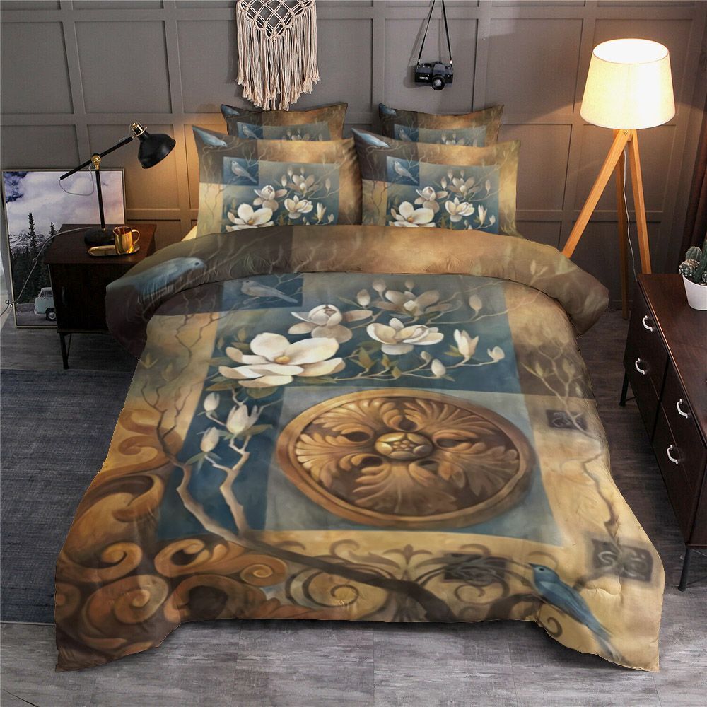 Flower And Bird Bedding Set