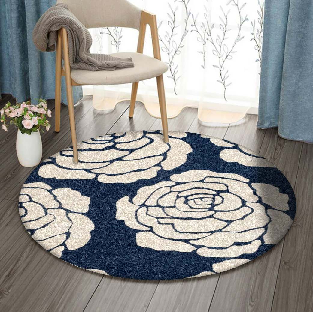 Flower Round Carpet