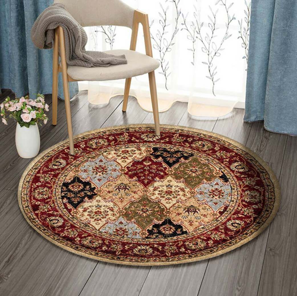 Flower Round Carpet