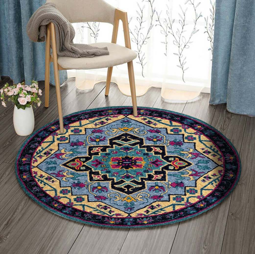 Flower Round Carpet