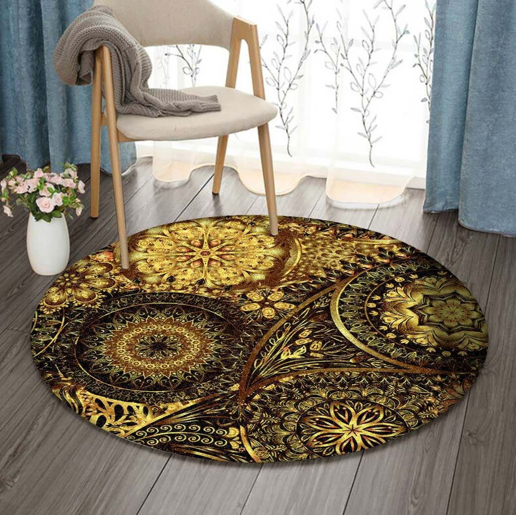 Flower Round Carpet