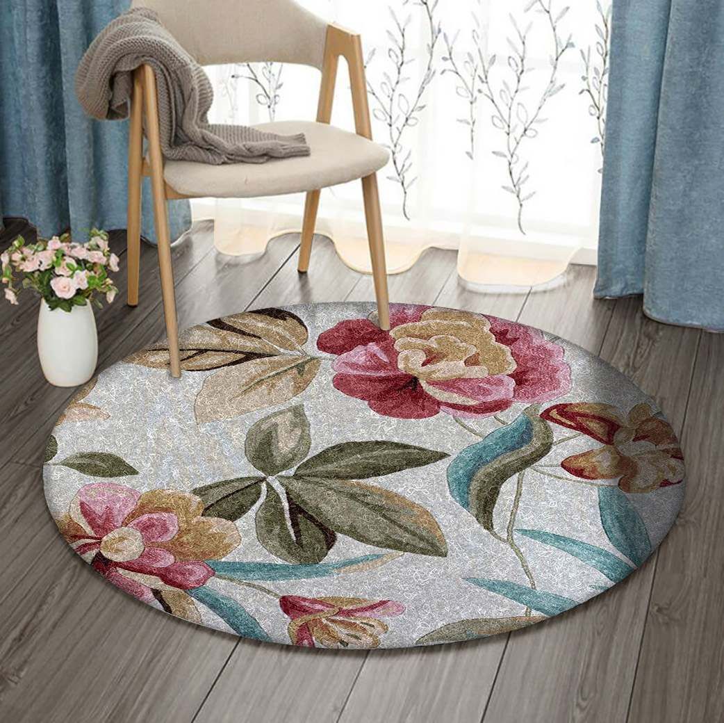 Flower Round Carpet