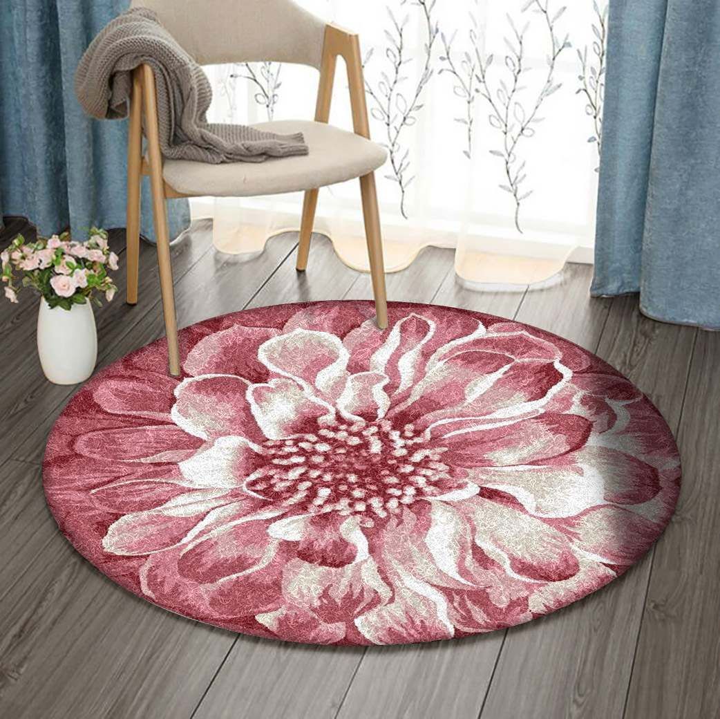 Flower Round Carpet