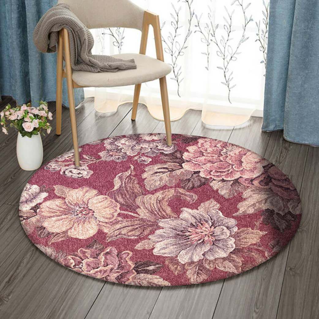 Flower Round Carpet