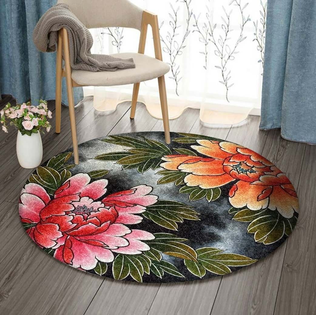 Flower Round Carpet