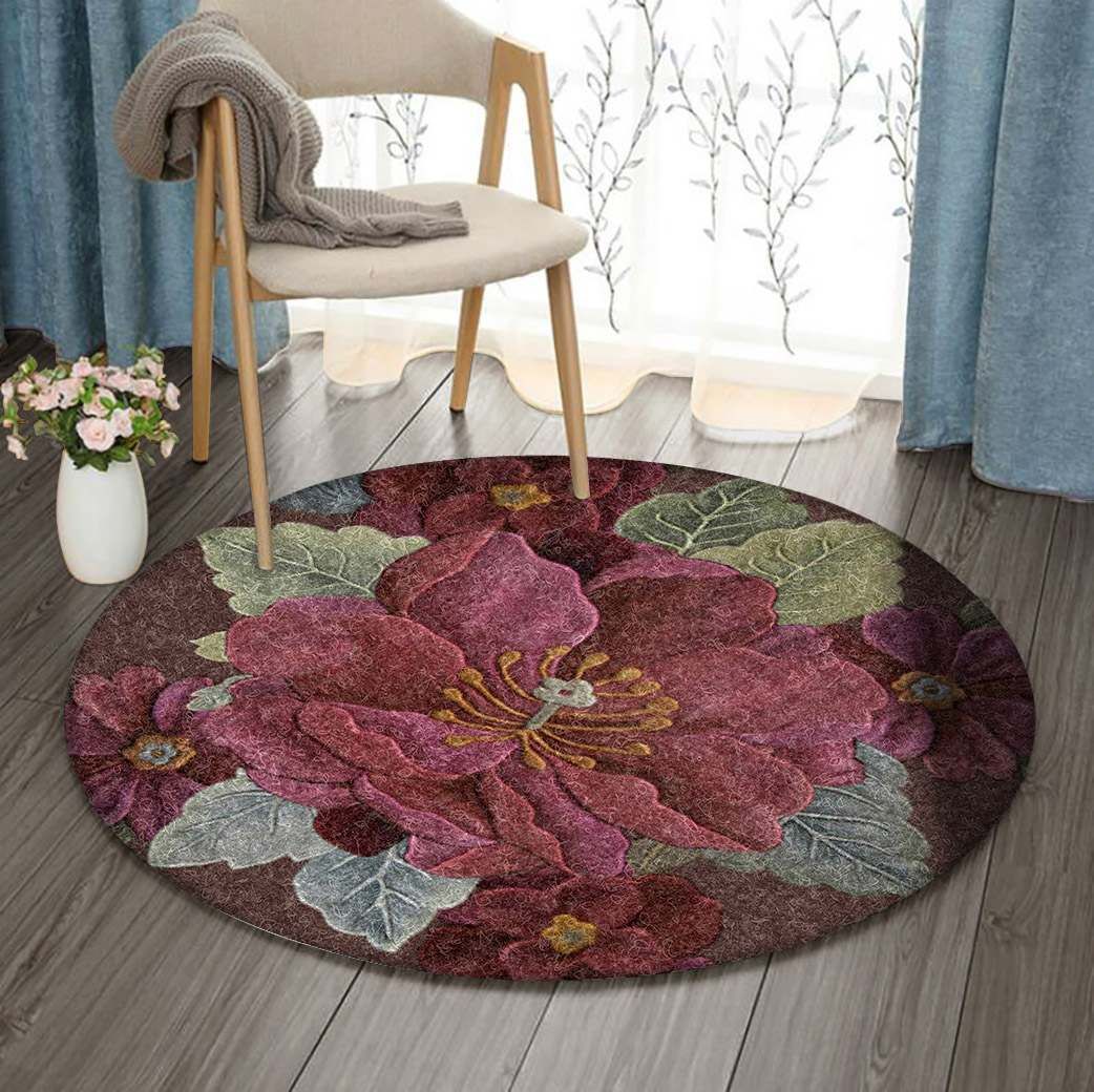 Flower Round Carpet