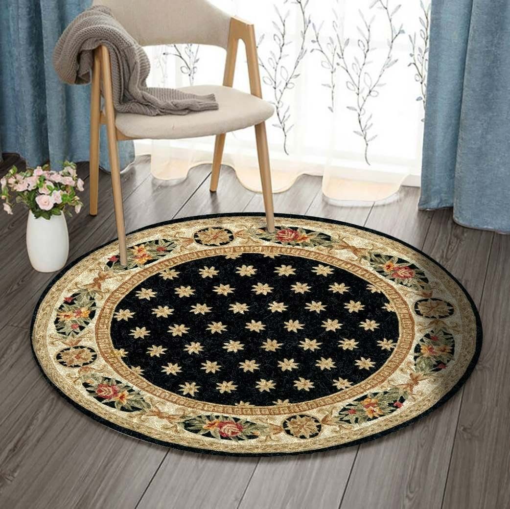 Flower Round Carpet
