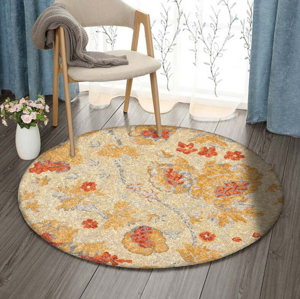 Flower Round Carpet