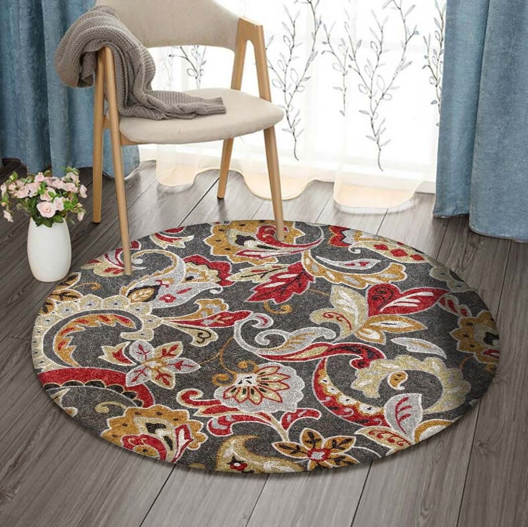 Flower Round Carpet