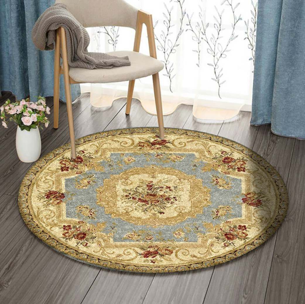 Flower Round Carpet