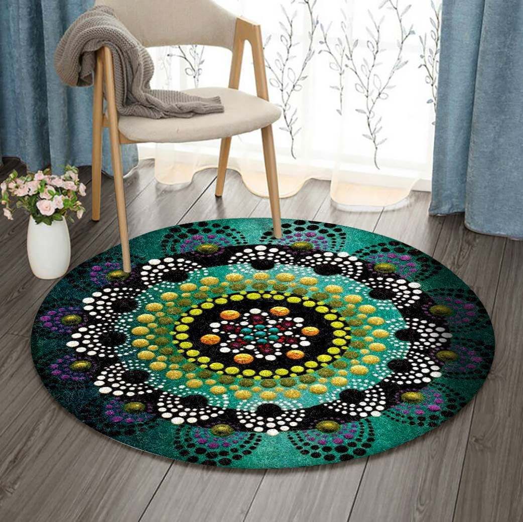 Flower Round Carpet