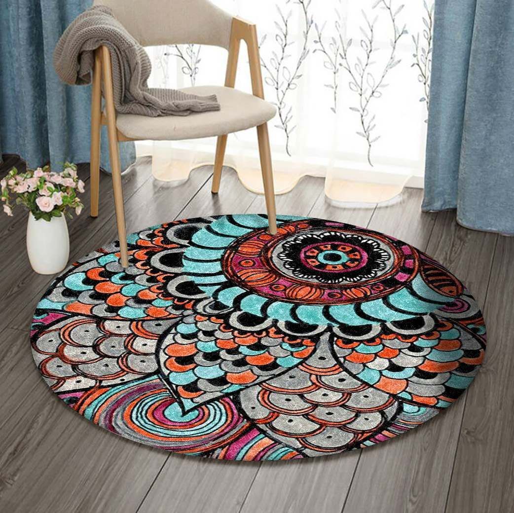 Flower Round Carpet