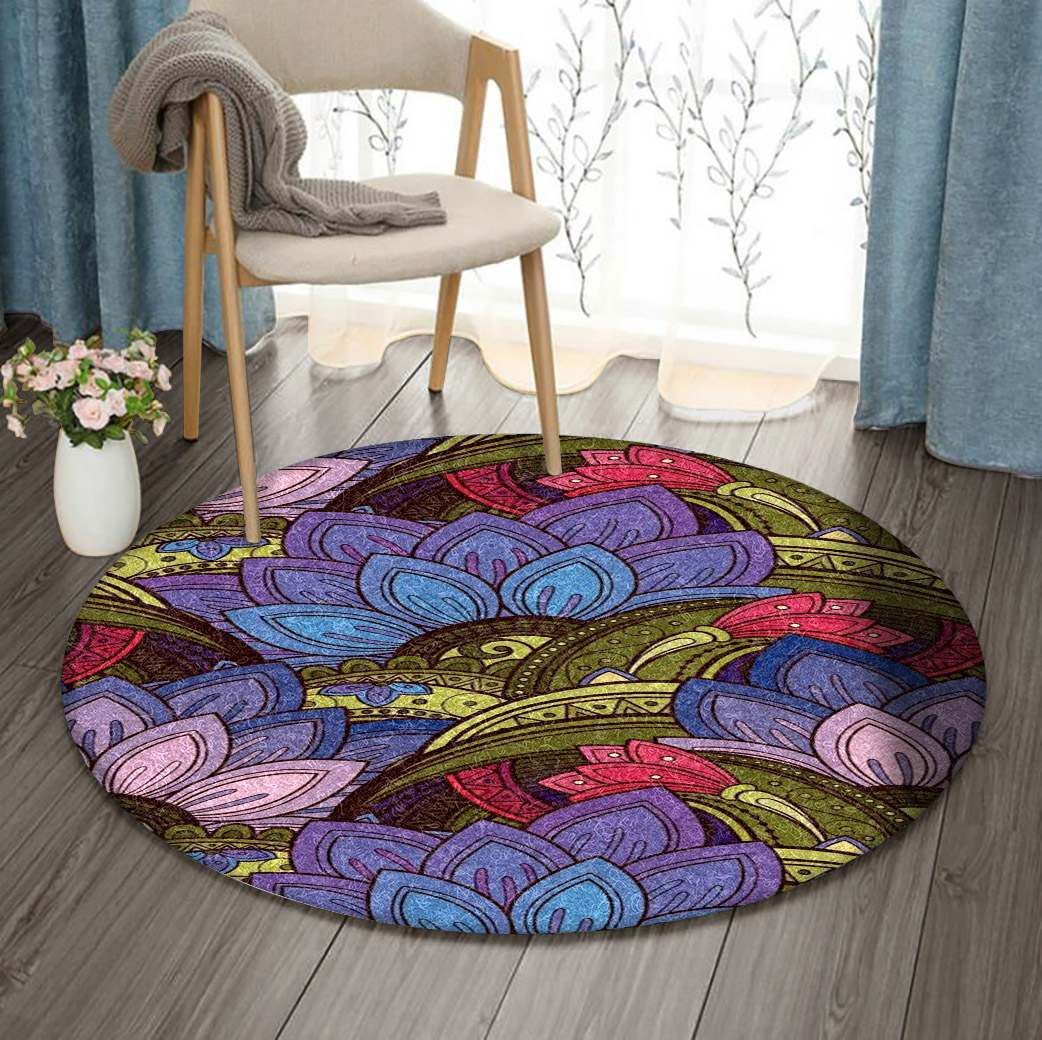 Flower Round Carpet