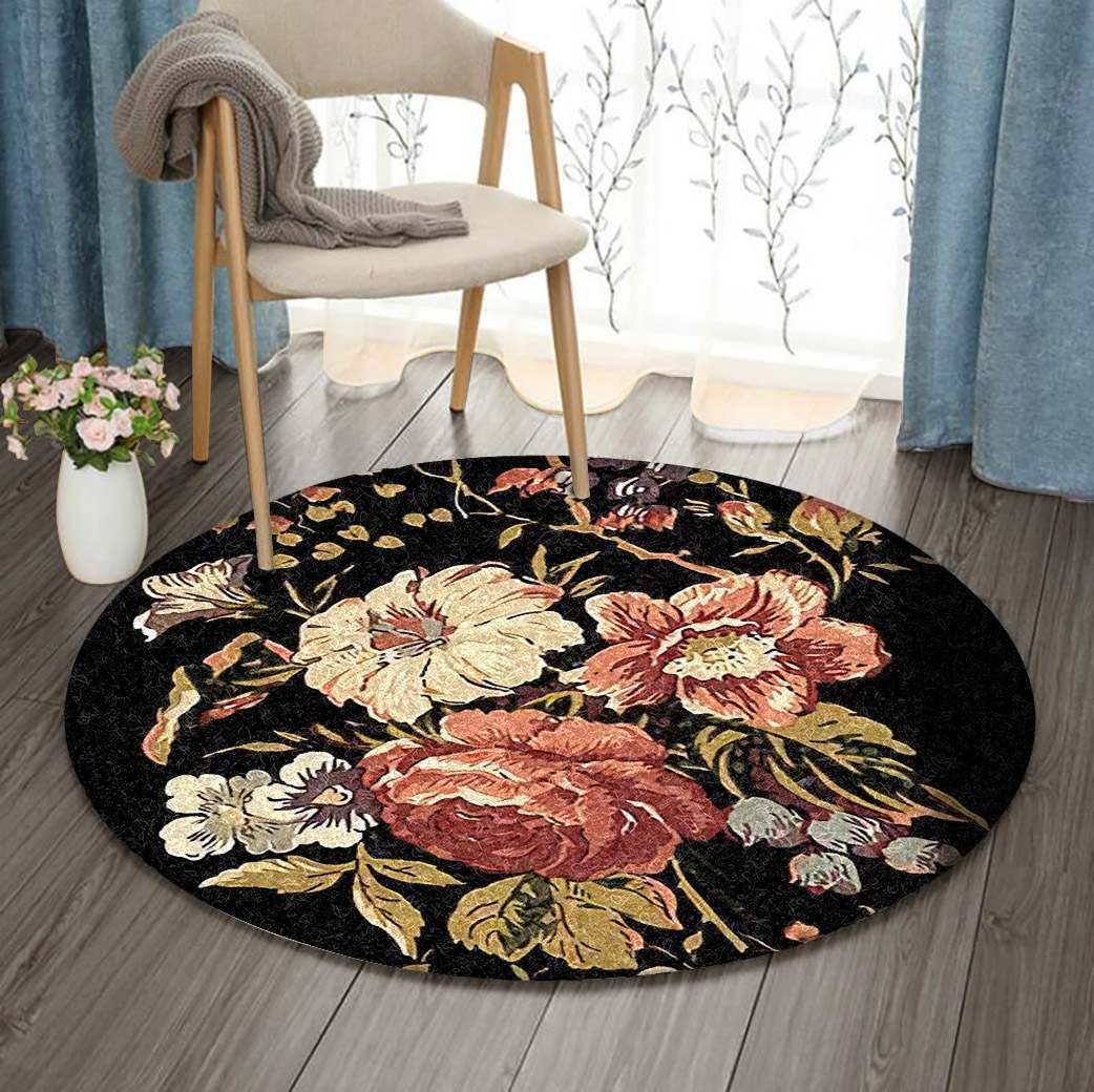 Flower Round Carpet