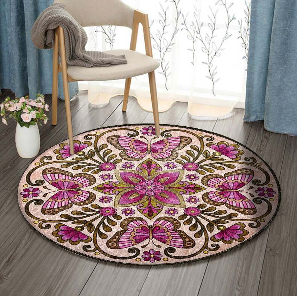 Flower Round Carpet