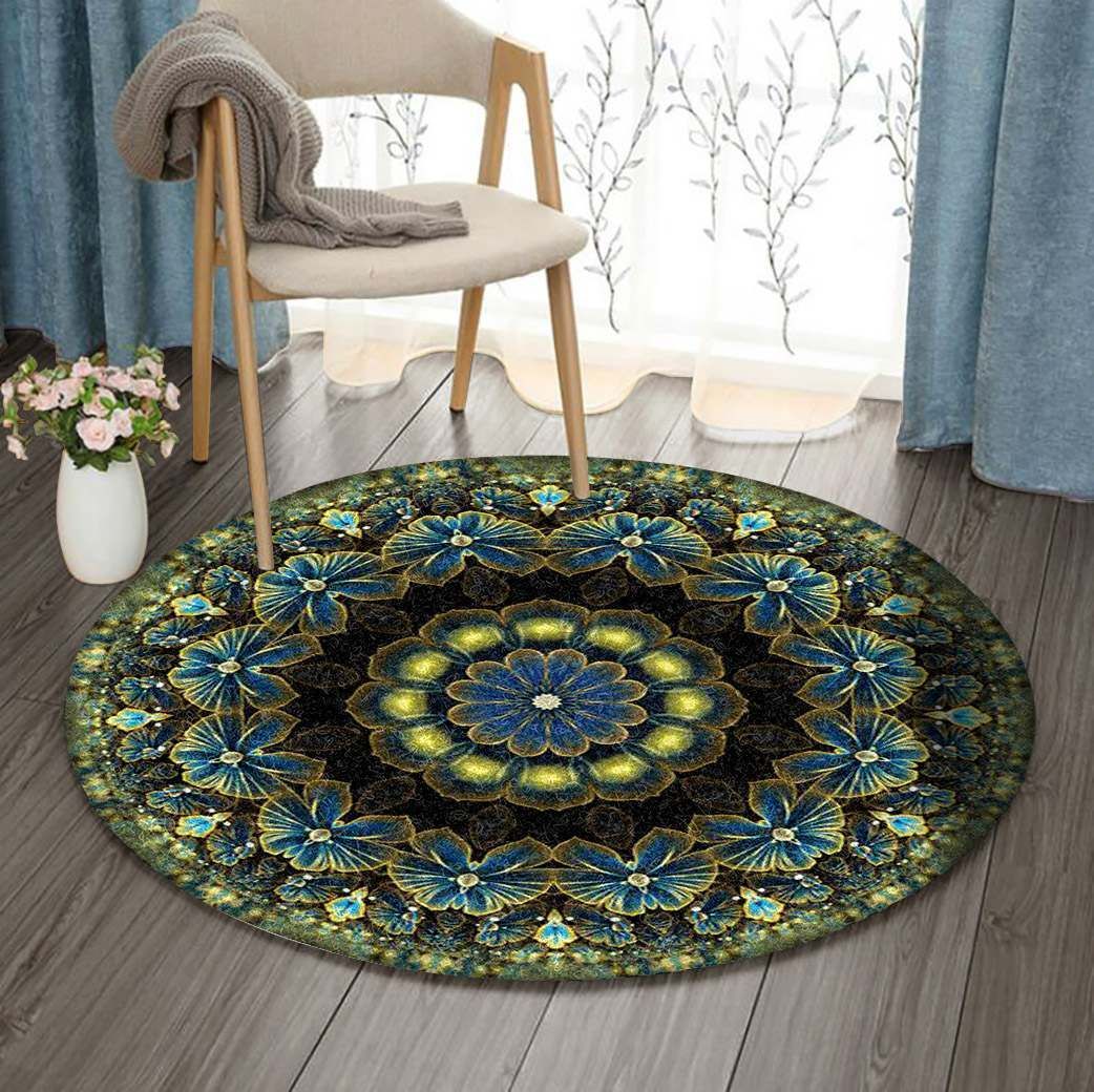 Flower Round Carpet