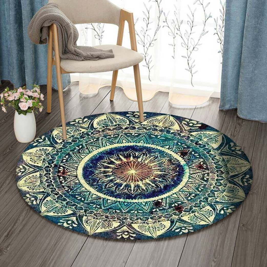 Flower Round Carpet