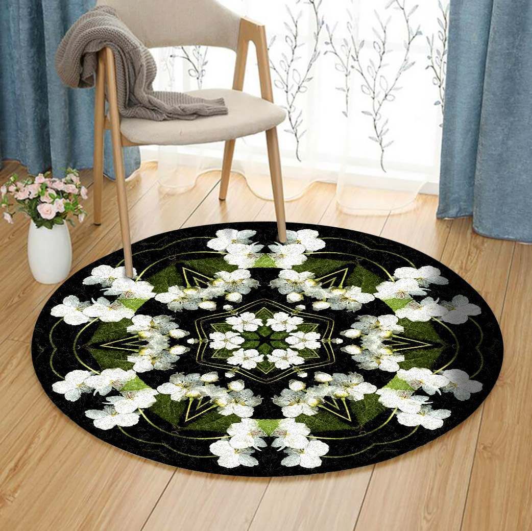 Flower Round Carpet