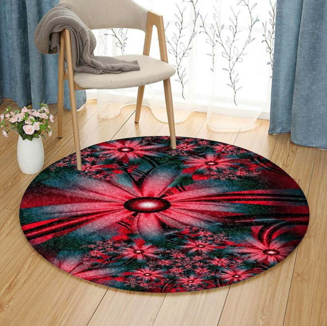 Flower Round Carpet