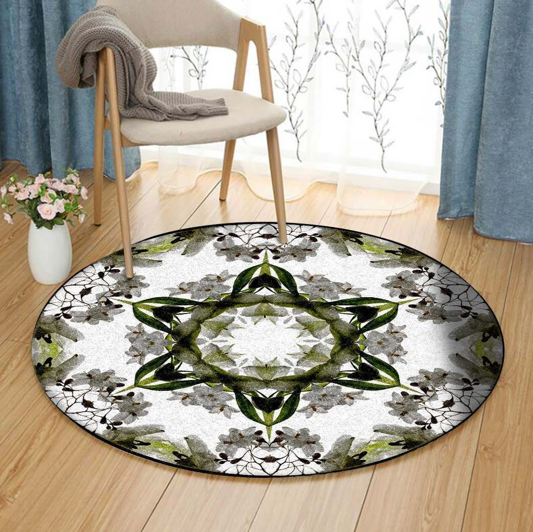 Flower Round Carpet