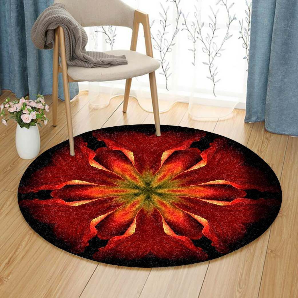 Flower Round Carpet