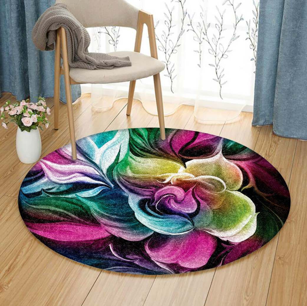 Flower Round Carpet