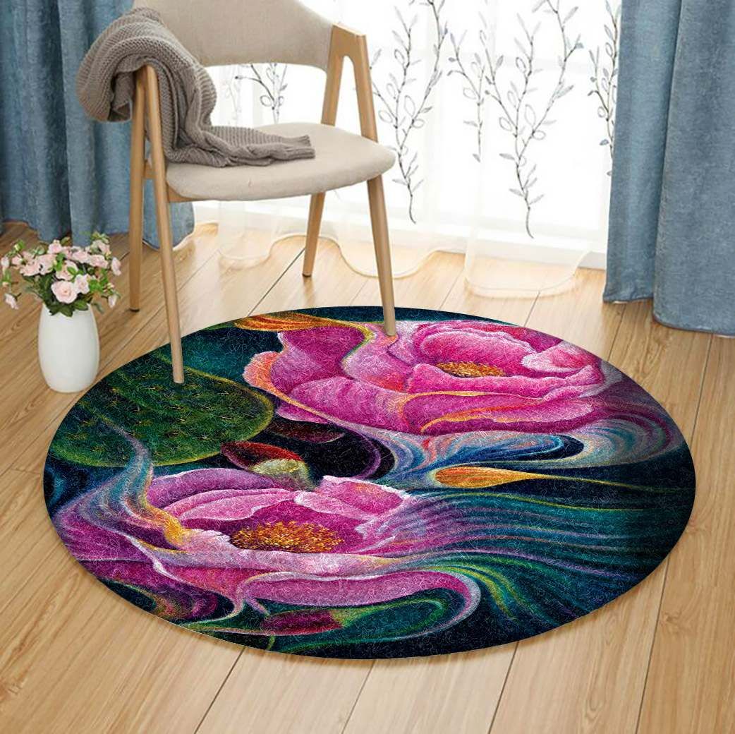 Flower Round Carpet