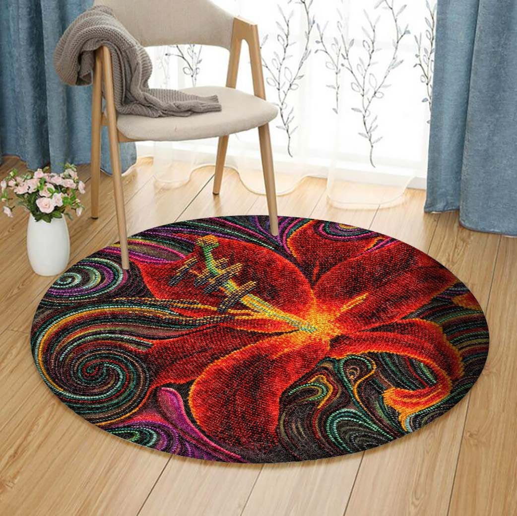 Flower Round Carpet