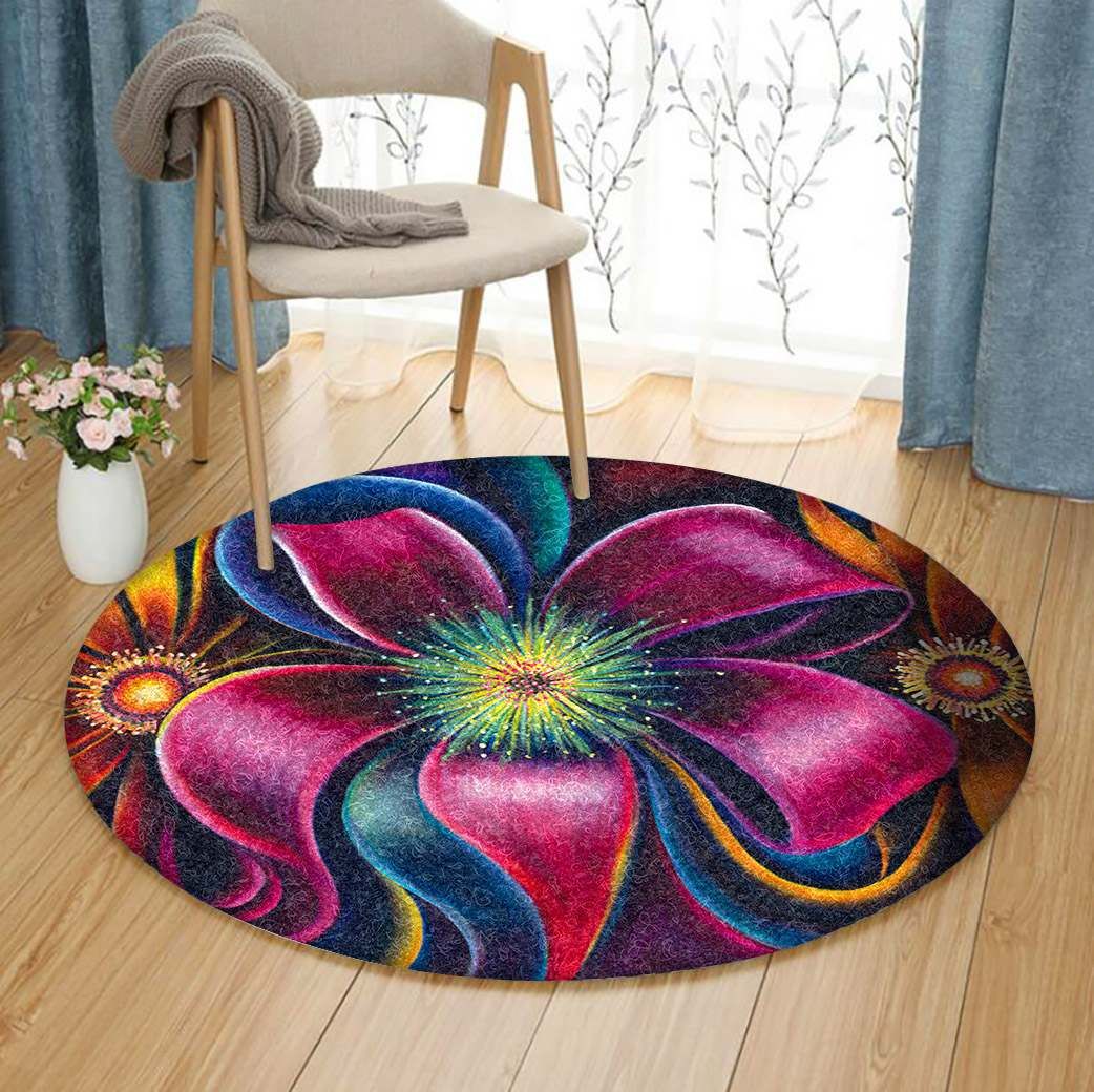 Flower Round Carpet