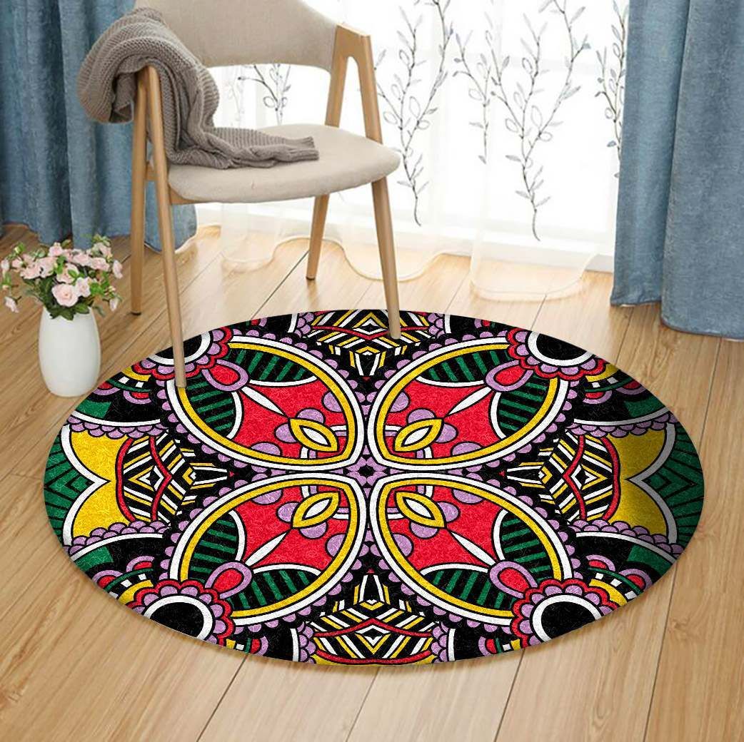 Flower Round Carpet