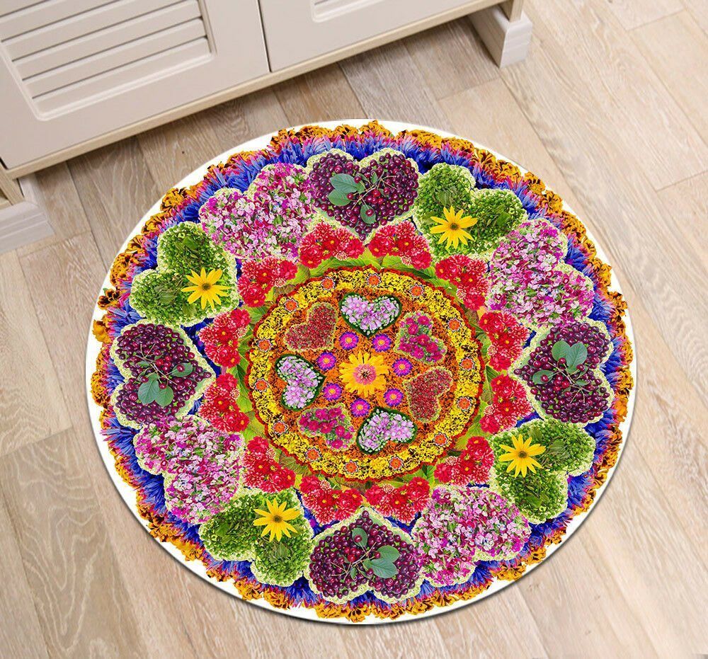Flower Round Carpet