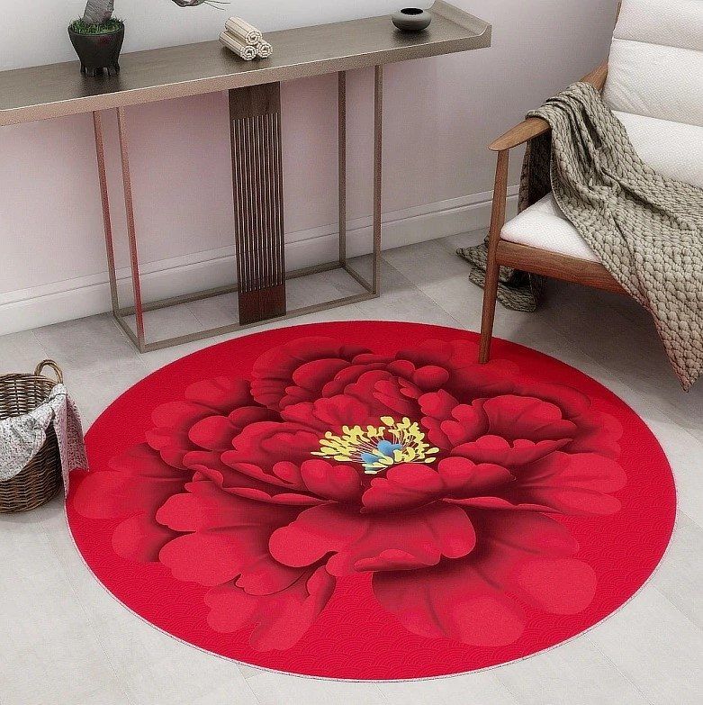 Flower Round Carpet