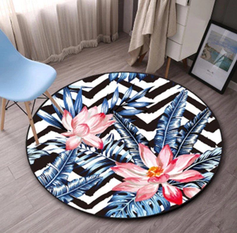 Flower Round Carpet