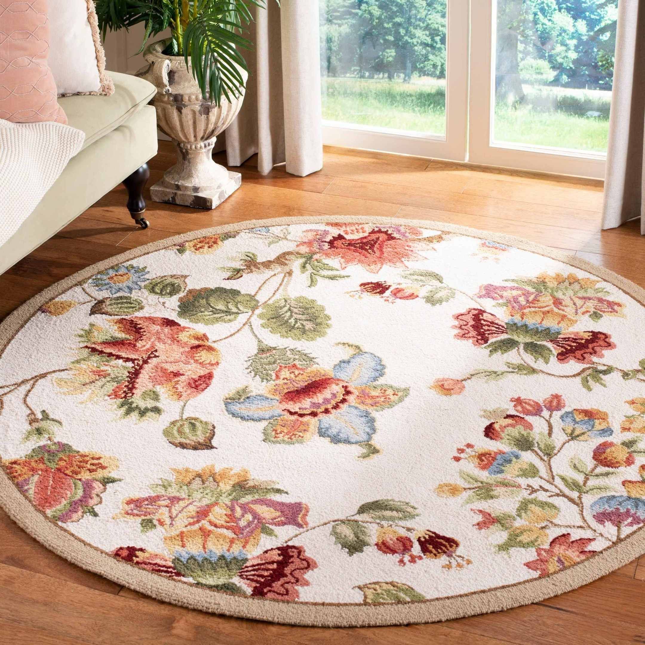 Flower Round Carpet