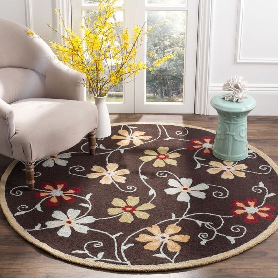 Flower Round Carpet