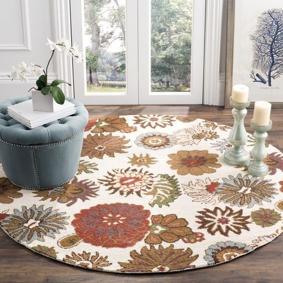 Flower Round Carpet